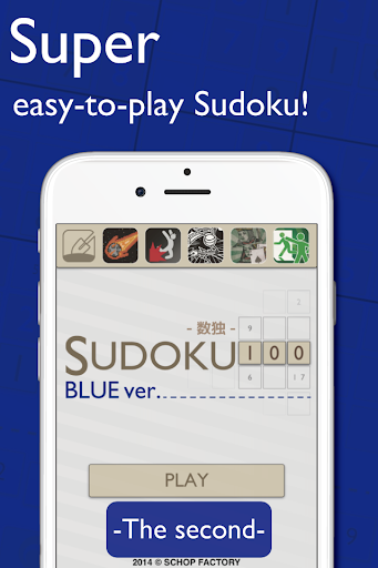 Sudoku100 Blue Ver. - Free