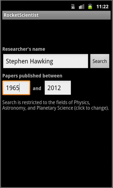 New Rocket Scientist PRO Screen 1