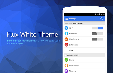 Flux White - CM11 Theme - screenshot thumbnail