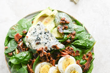 Killer Spinach Salads with Hot Bacon Dressing