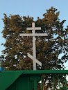 Ortodox Cross On Cemetery 
