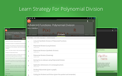 Polynomial Division lessons poster 4