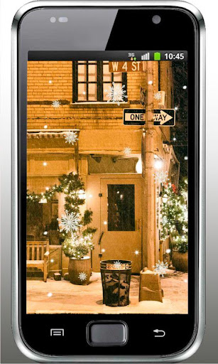 Winter Streets live wallpaper