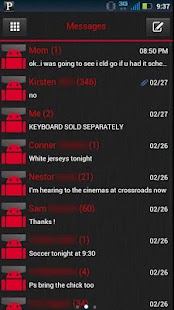 How to download GO SMS Clean Red Theme 1.1 unlimited apk for bluestacks