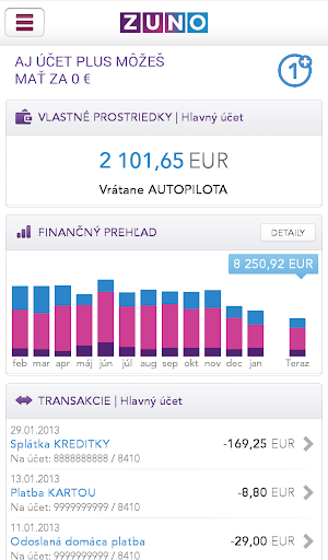 ZUNO Mobile Banking SK