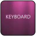 Pink Glass Keyboard Skin logo