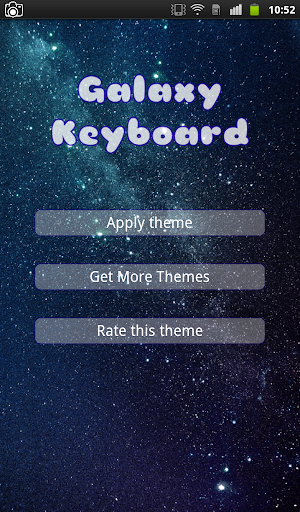 Galaxy Theme Keyboard