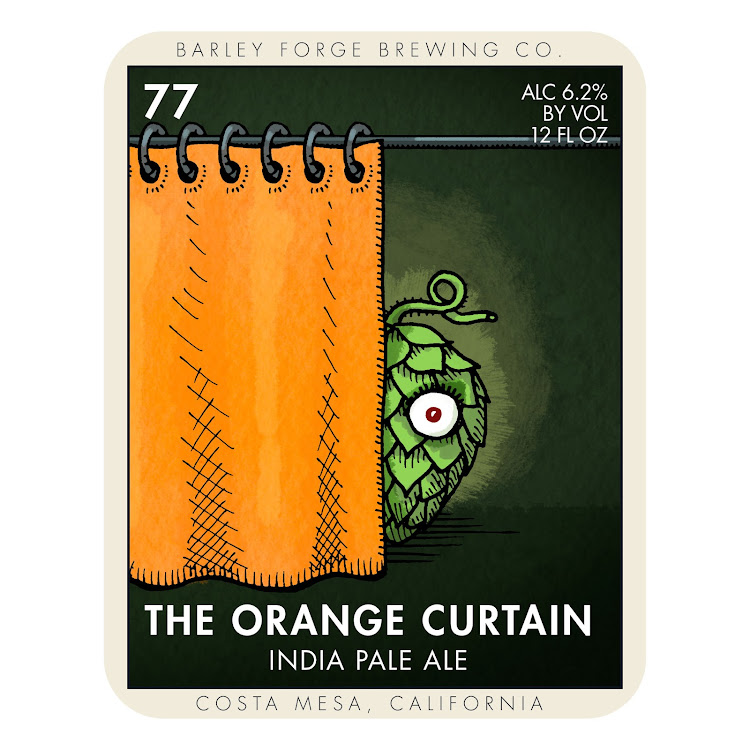The Orange Curtain From Barley Forge Brewing Co Available Near