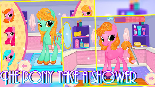 【免費模擬App】The pony take a shower-APP點子