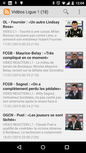 L'Equipe : Flux RSS