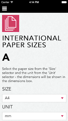 International paper size guide