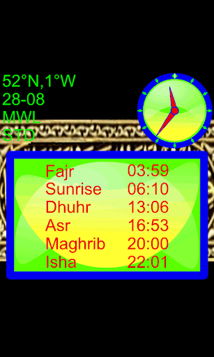 Salah Prayer Times Qibla