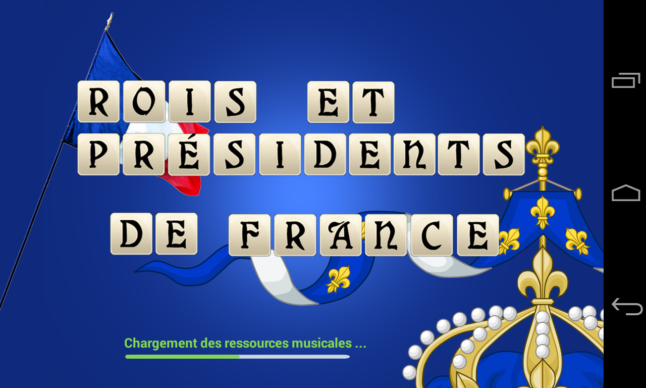 Android application France : Rois et Présidents screenshort