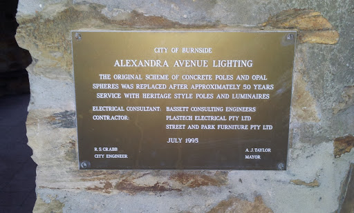 Alexandria Avenue Antique Lighting Plaque