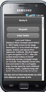 Becky G lyrics Screenshots 13