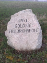 Gedenkstätten Kolonie Friedrichshöfe 1763