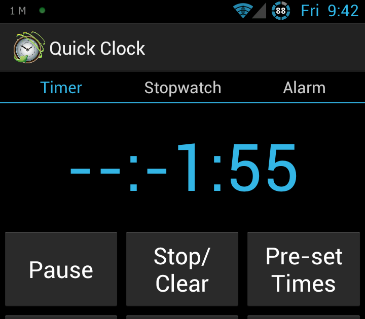 Android Apps Port: Quick Clock v1.0 (Paid Version) Android Apk App Download