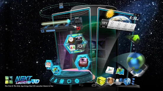 Next Launcher 3D - screenshot thumbnail