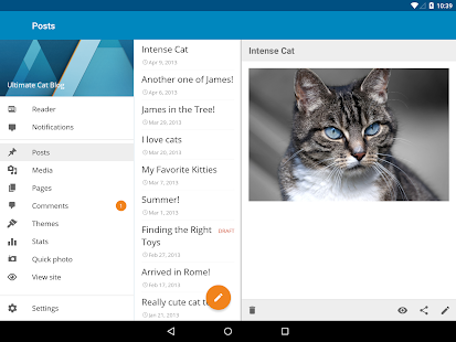 WordPress - screenshot thumbnail