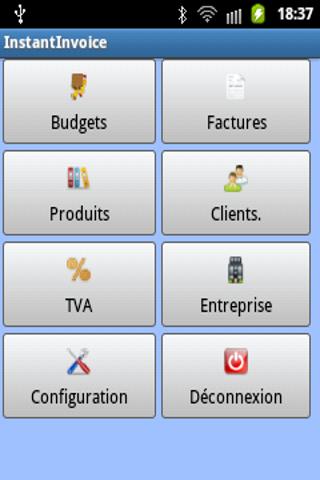 Android application InstantInvoice Full PDF screenshort
