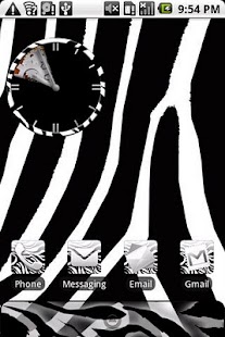 Zebra Print Theme HD