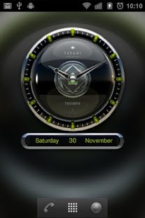 Trumph Designer Clock Widget - náhled