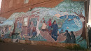 Mural of Duluth With Lift Bridge