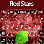Cover Image of Herunterladen GO Keyboard Red Stars 2.2.2 APK