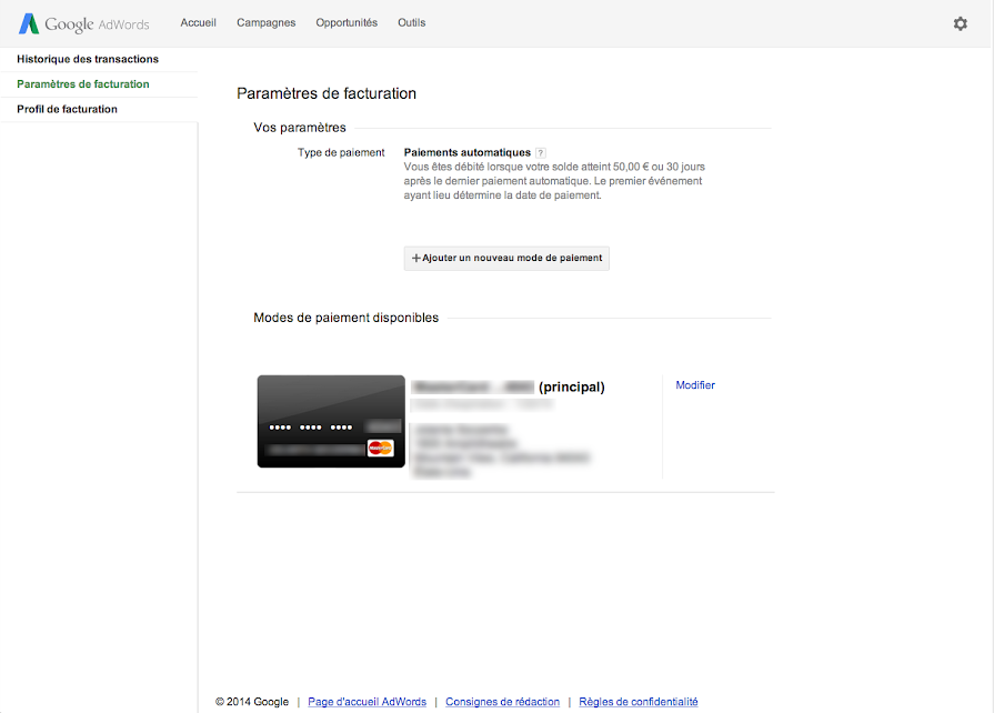 Gérez vos modes de paiement Aide YouTube