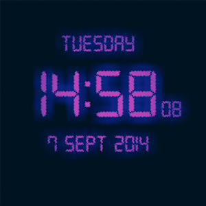 LED Clock Live Wallpaper.apk 1.0