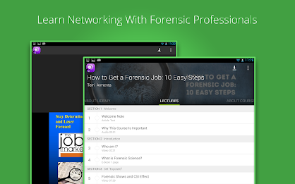 Forensic Science Jobs Course poster 6