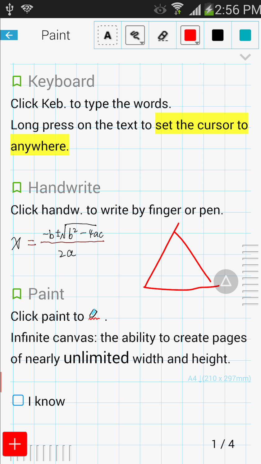 FiiNote, note everything Screen 2