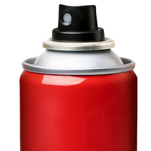 Spray can logo