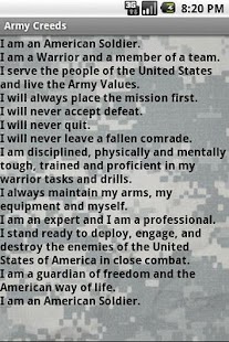 Lastest Army Creeds & Info Paid APK for PC