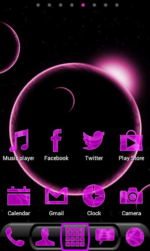 【免費個人化App】Future Phone Pink Super Theme-APP點子