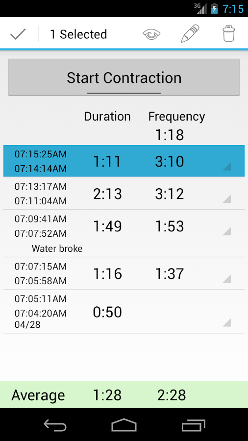 Contraction Timer Android Apps on Google Play