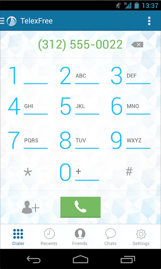 TelexApp - screenshot