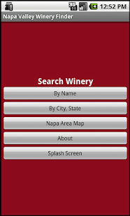 Napa Valley Winery Finder Screenshots 1
