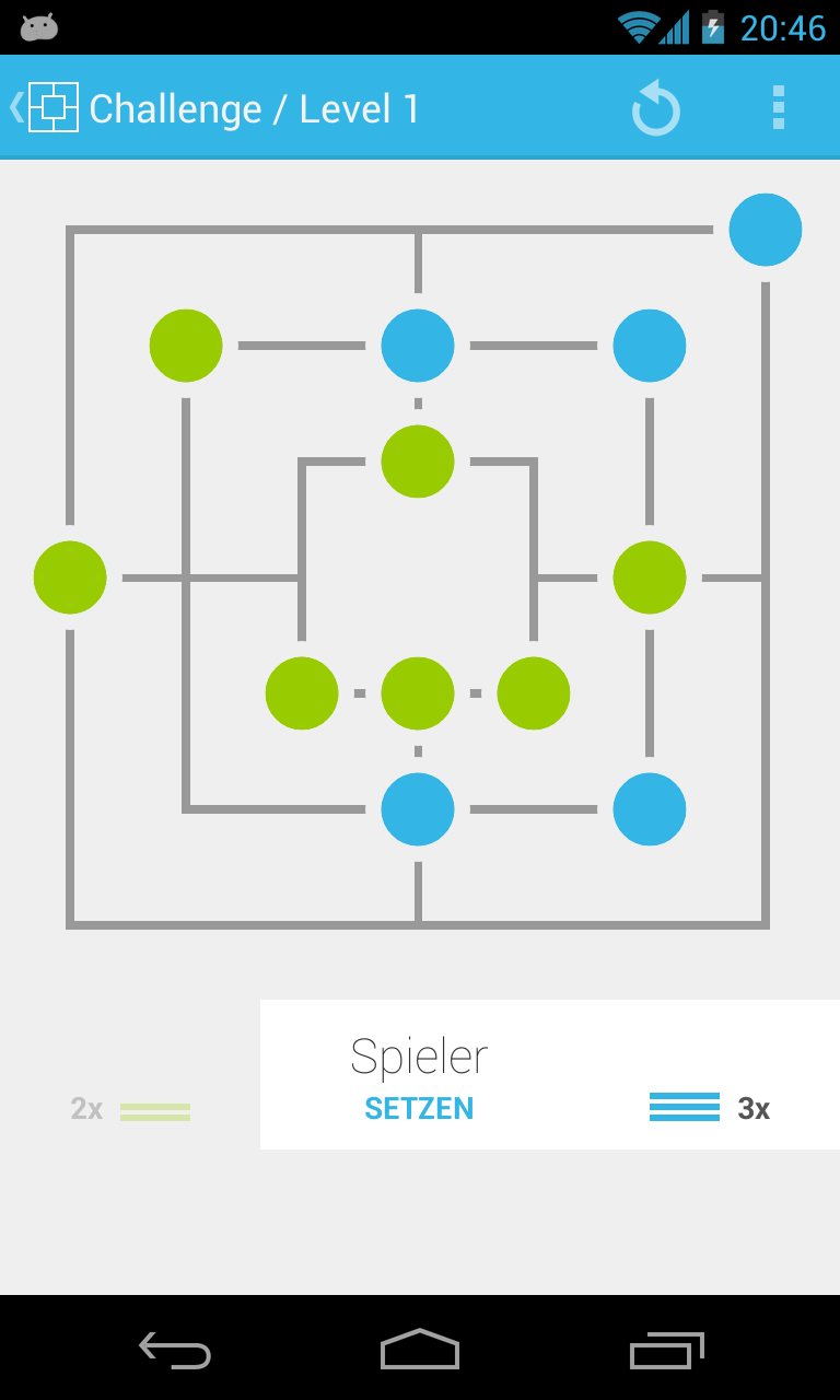 Android application Doublemill 2 Nine mens morris screenshort