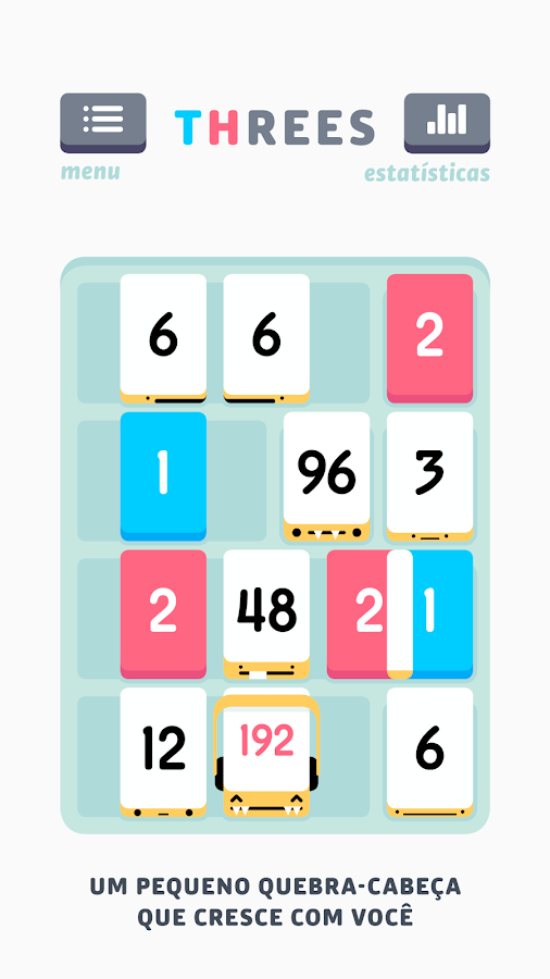   Threes!: captura de tela 