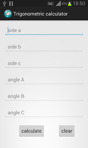 Trigonometric calculator