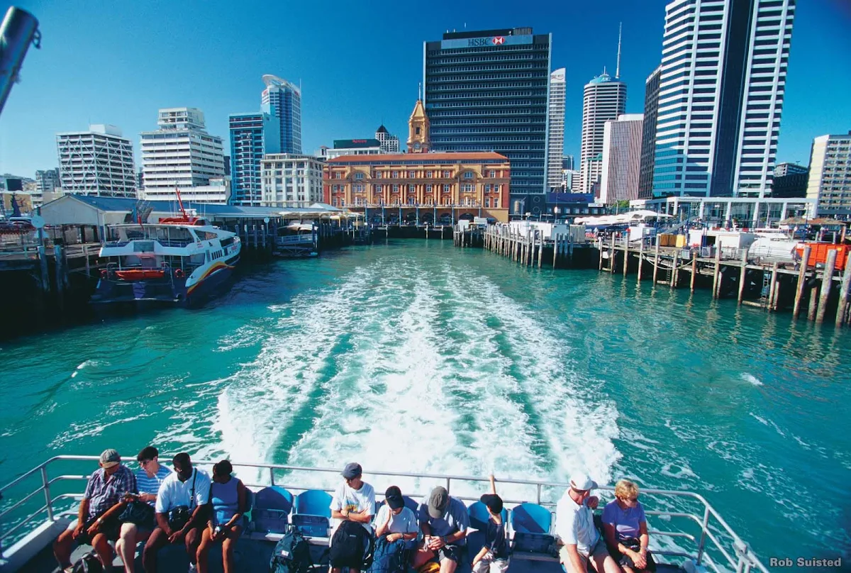 ferry_Auckland_to_Waiheke_Island - A ferry ride from downtown Auckland can take you to Waiheke Island, where life revolves around wine, food, beaches and outdoor adventures.