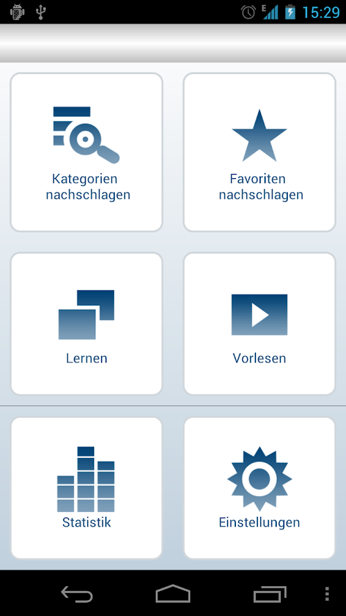 Android application Klett Voyages A1 Deu/Fra screenshort
