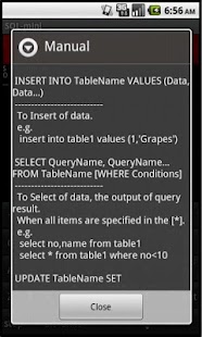 How to mod SQL mini 1.8 apk for android