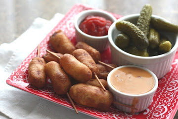 Miniature Homemade Corn Dogs