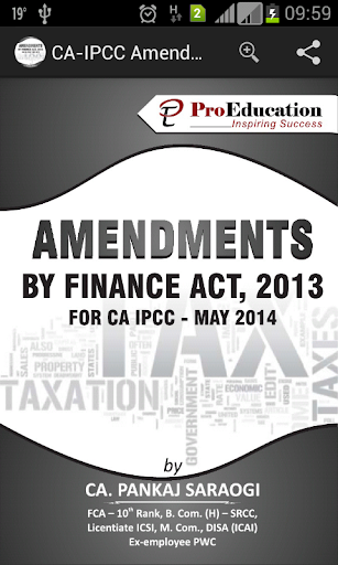 CA-IPCC Amendment Notes