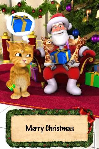 Talking Santa meets Ginger - screenshot