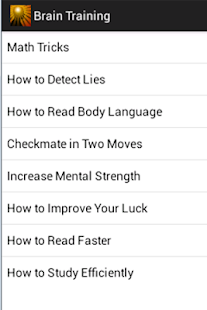 Brain Training Android