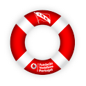 Praia Directo FundaçãoVodafone logo