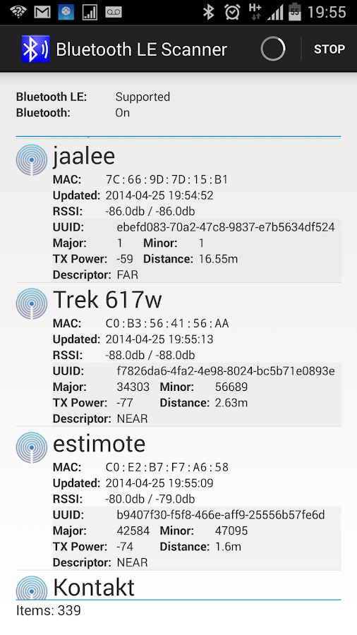 Bluetooth LE Scanner - Android Apps on Google Play